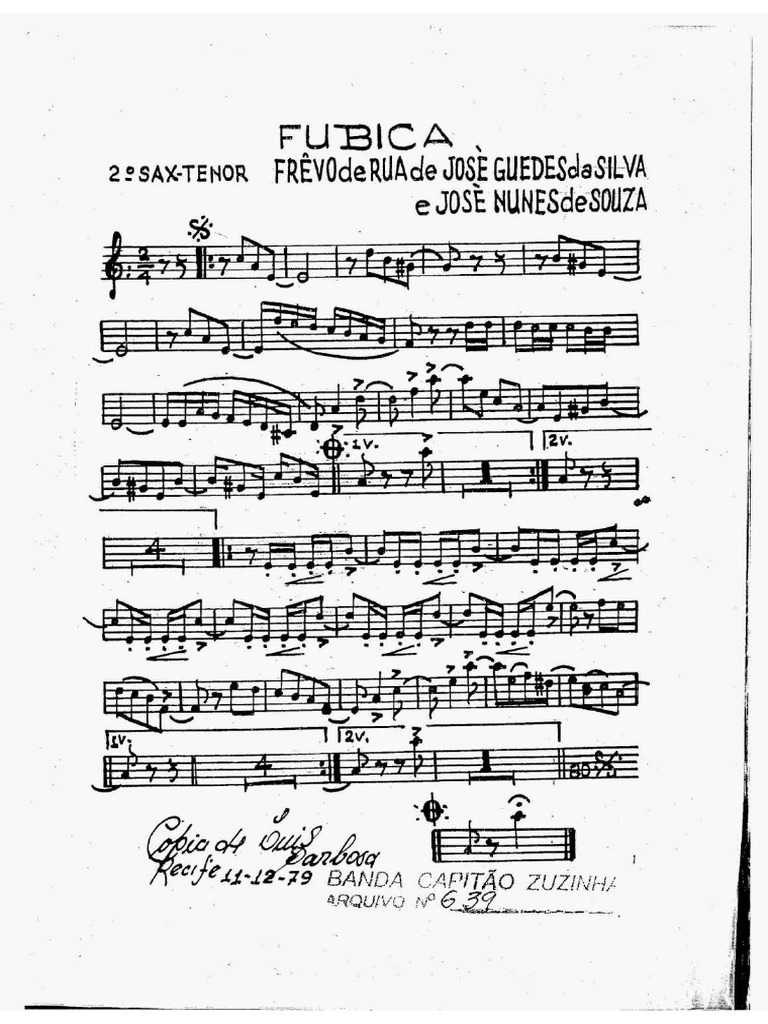 Fubíca Tenor | PDF