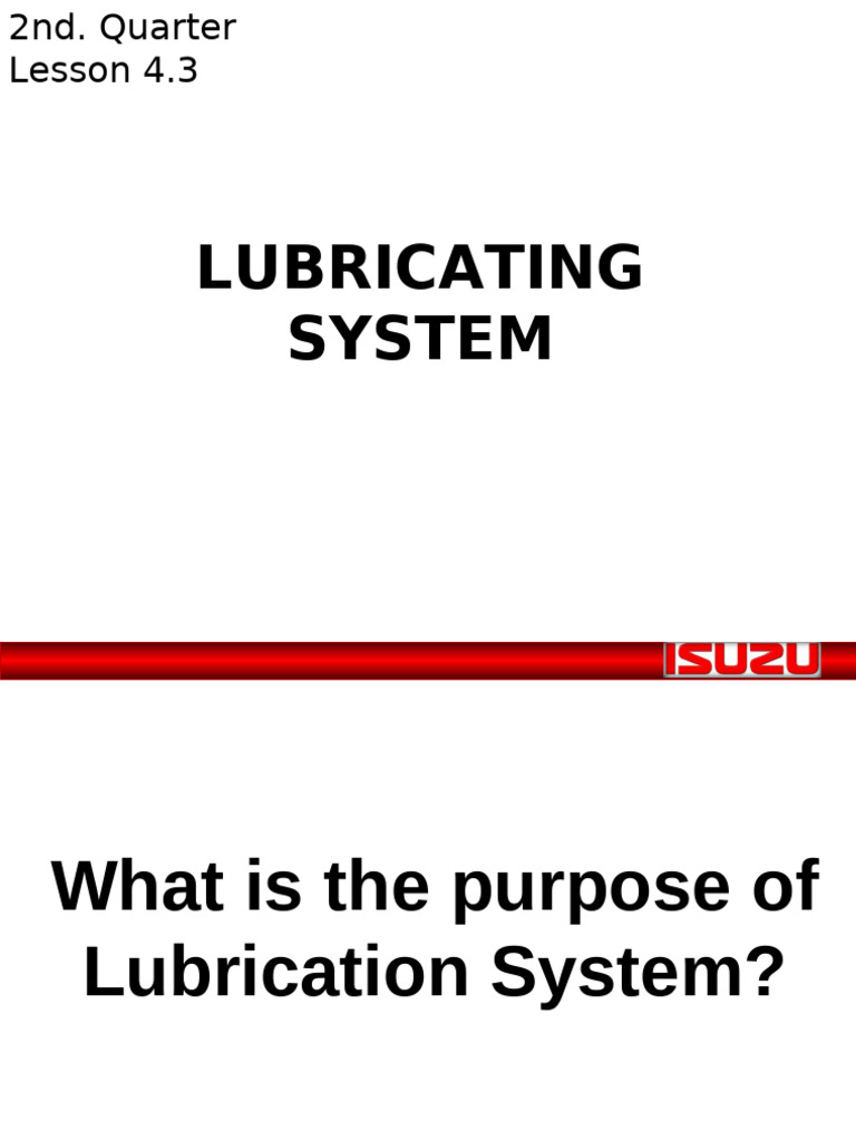Splash Lubrication System Overview | PDF | Internal Combustion Engine ...