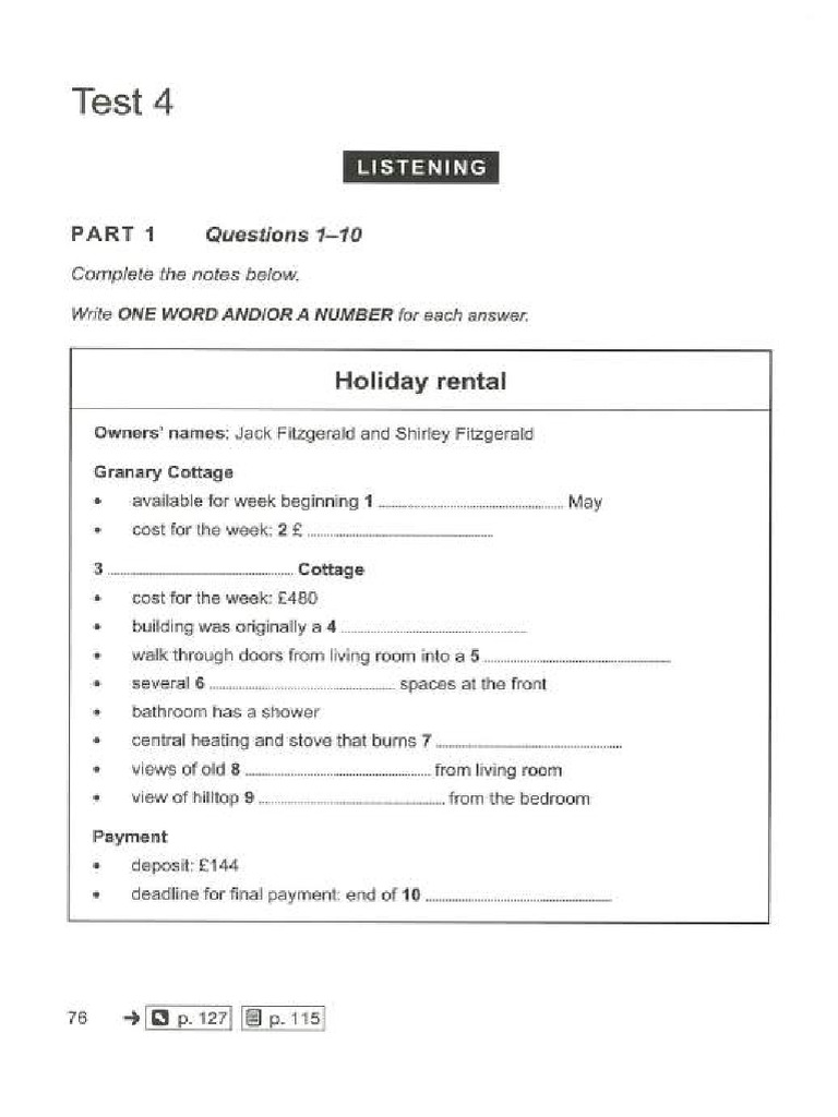 Cambridge IELTS 16 Academic - Listening 4 | PDF