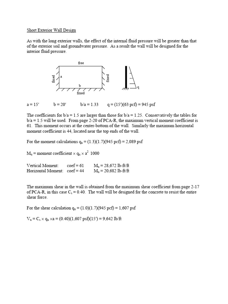 Rectangular Tank Example Latest 9 | PDF