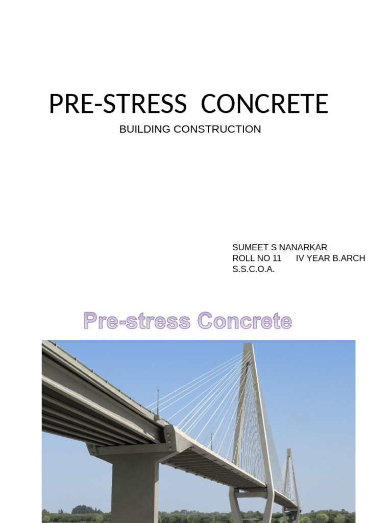 Prestress 170222194407 | PDF | Prestressed Concrete | Concrete
