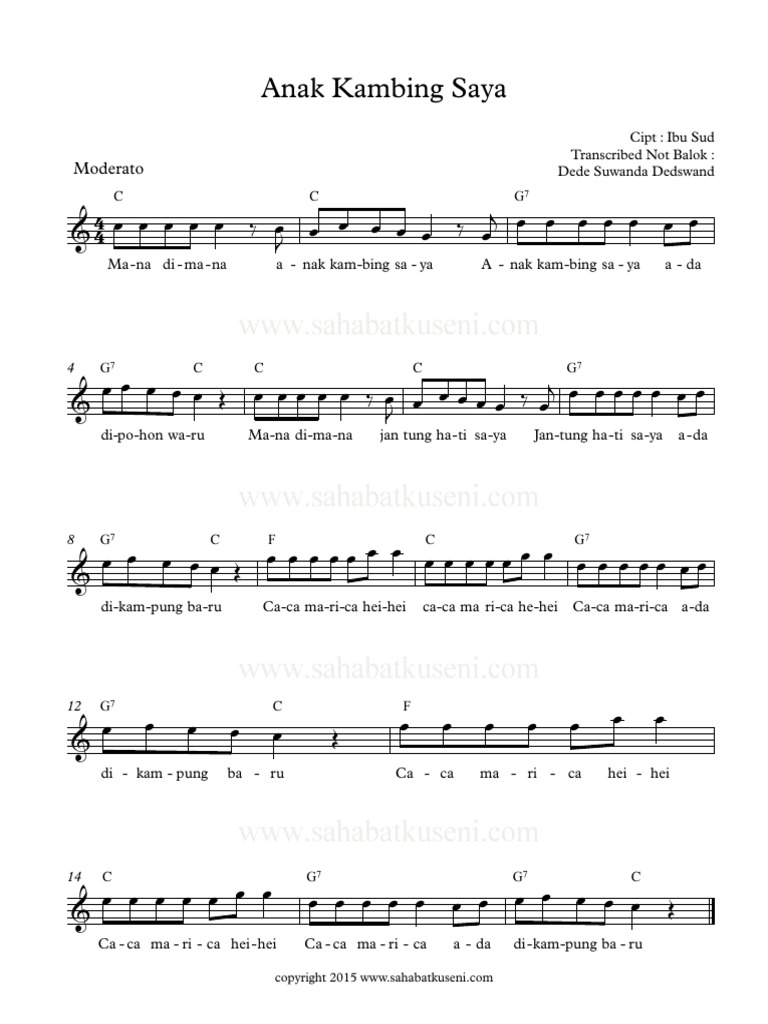 Anak Kambing Saya | PDF