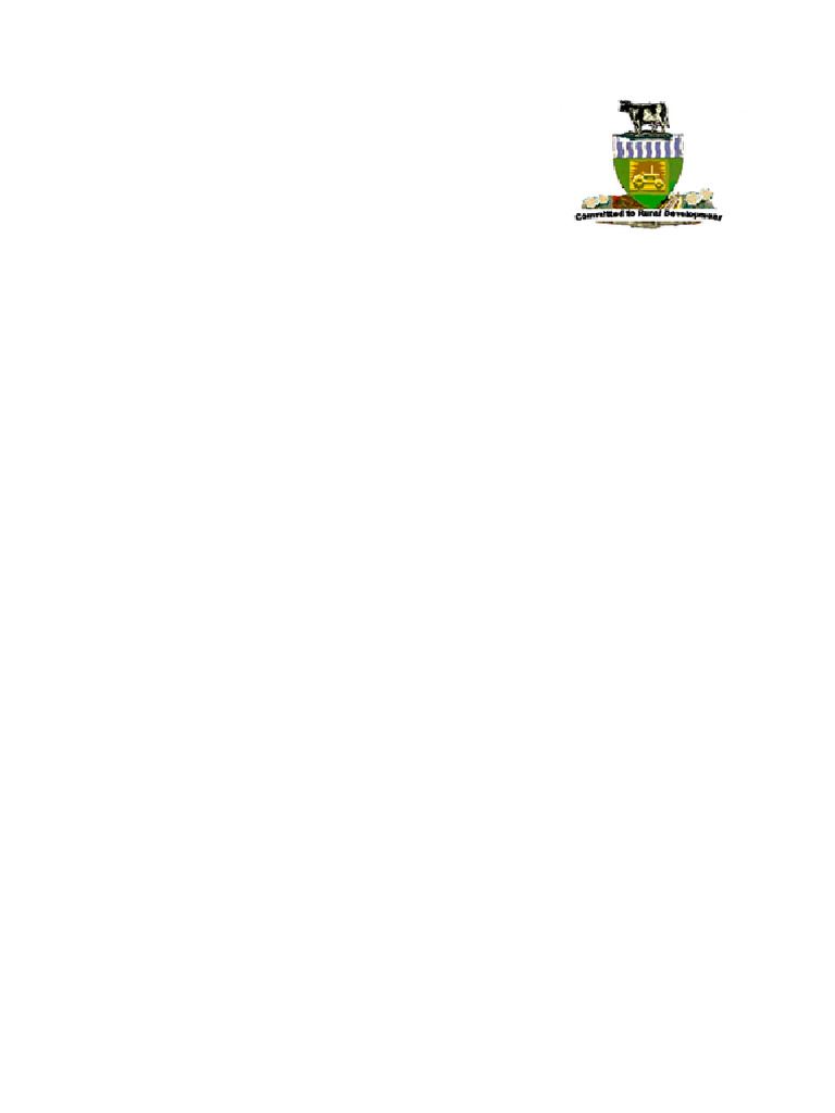 Goromonzi RDC Master Plan Report | PDF | Agriculture | Intensive Farming