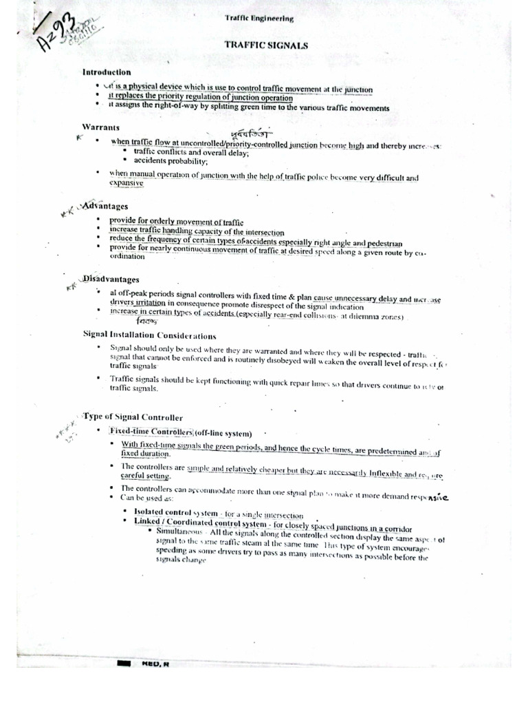 Traffic Signal - PDF Version 1 | PDF