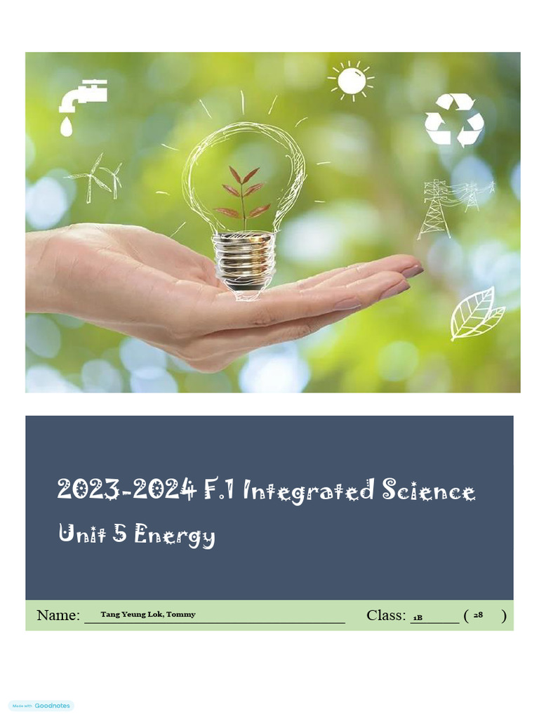 202324 SPC F1 is Unit 5 Energy (Student_s Version)-1 6 | PDF | Compact ...