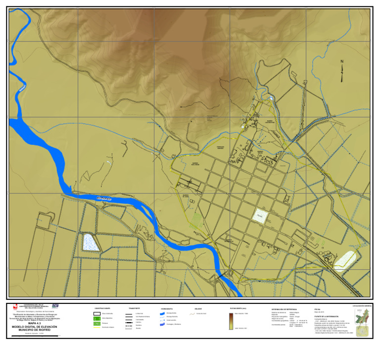 Mapa Urbano de Riofrío a Escala 1:2.500 | PDF