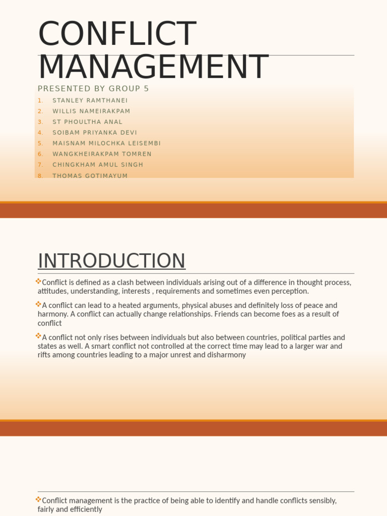 Understanding Conflict Management Techniques | PDF