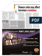 TheSun 2008-11-19 Page09 Finance Crisis May Affect Terrorism Crackdown