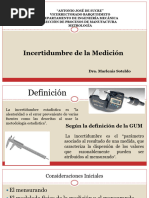 Incertidumbre Tipo A y B en Metrología | PDF | Incertidumbre | Medición