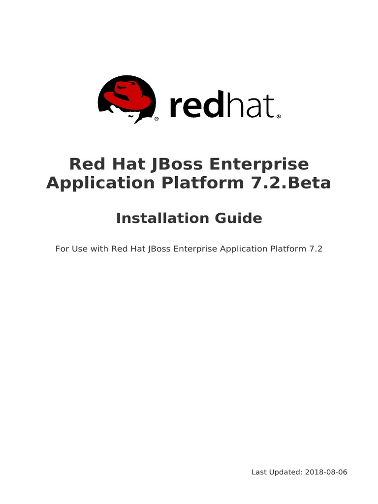 Red Hat JBoss Enterprise Application Platform-7.2.Beta-Installation ...