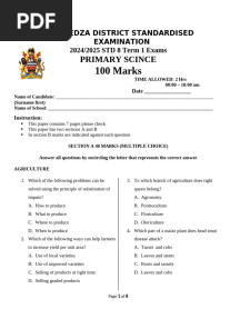 PRIMARY SCIENCE 8 - DEDZA