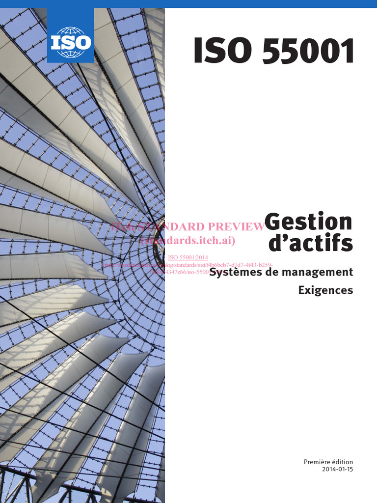 Iso 55001 2014 | PDF | Organisation internationale de normalisation ...