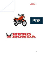 Project Report On Hero Honda by YOONAF ISHTIAQ