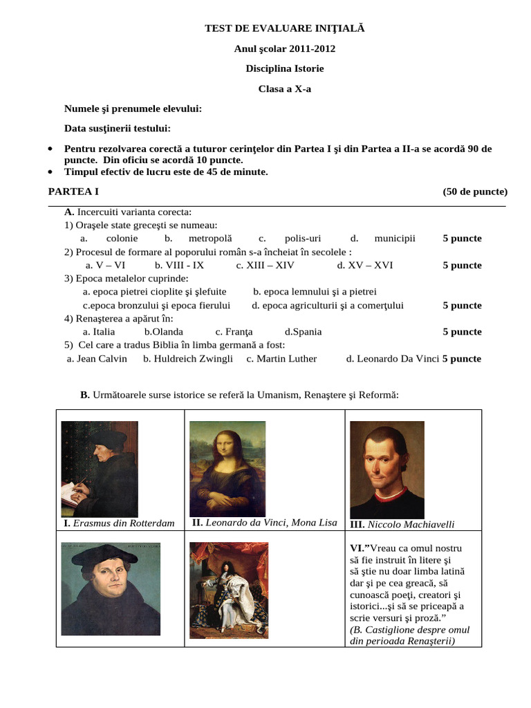 Test Ev (1) - Init. X | PDF
