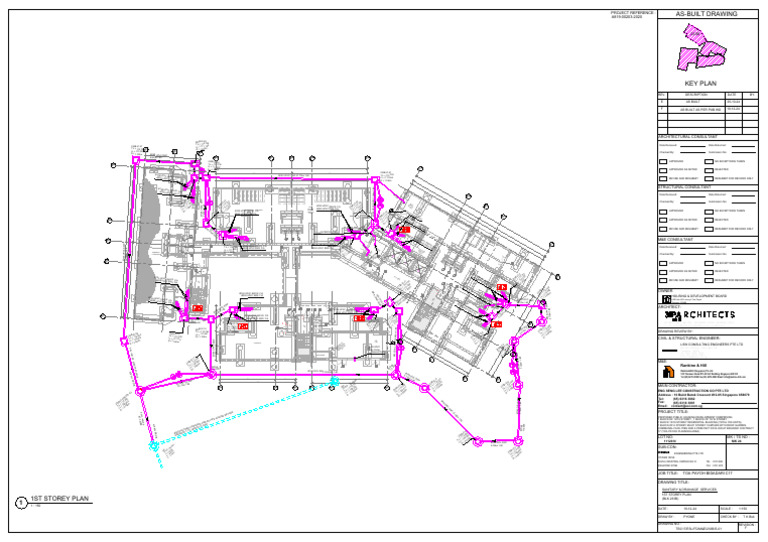 As-Built Drawing for Public Housing Project | PDF