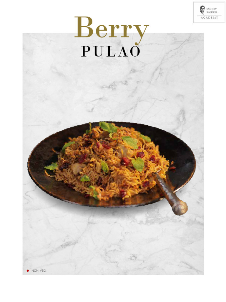 Berry Pulao | PDF