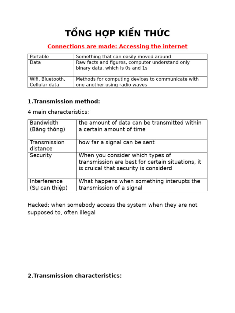 Internet Connection Methods Explained | PDF | Wireless | Wi Fi