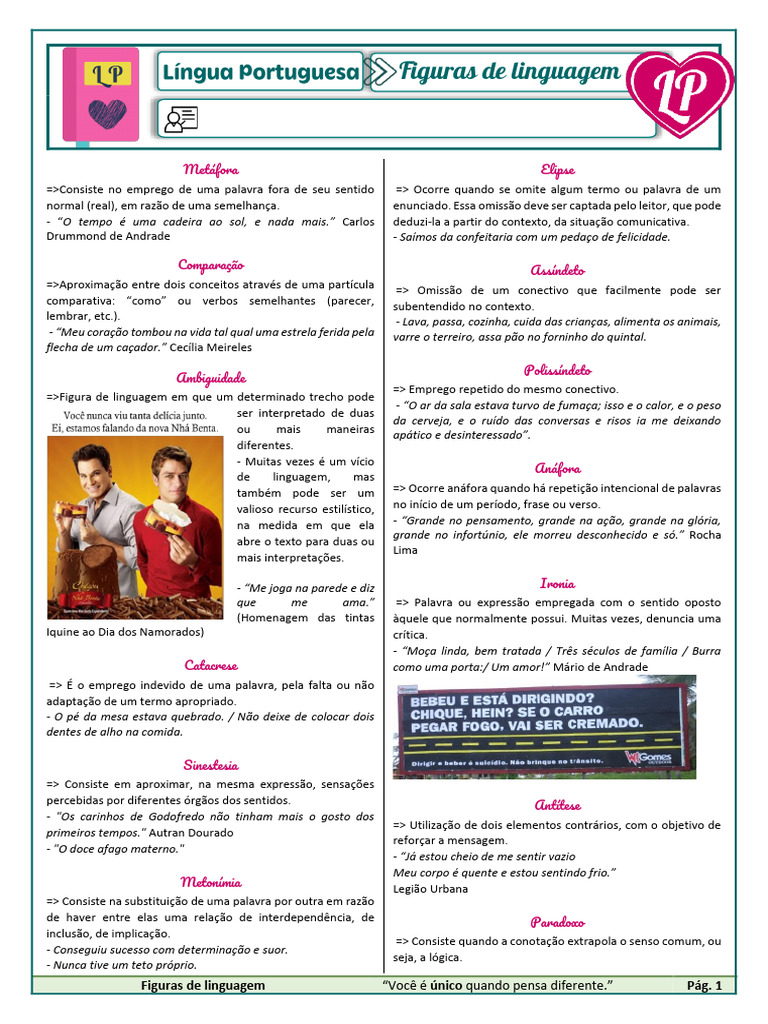 Figuras de Linguagem e Ironia | PDF | Amor