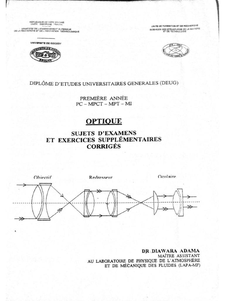 Optique Exo L1 | PDF