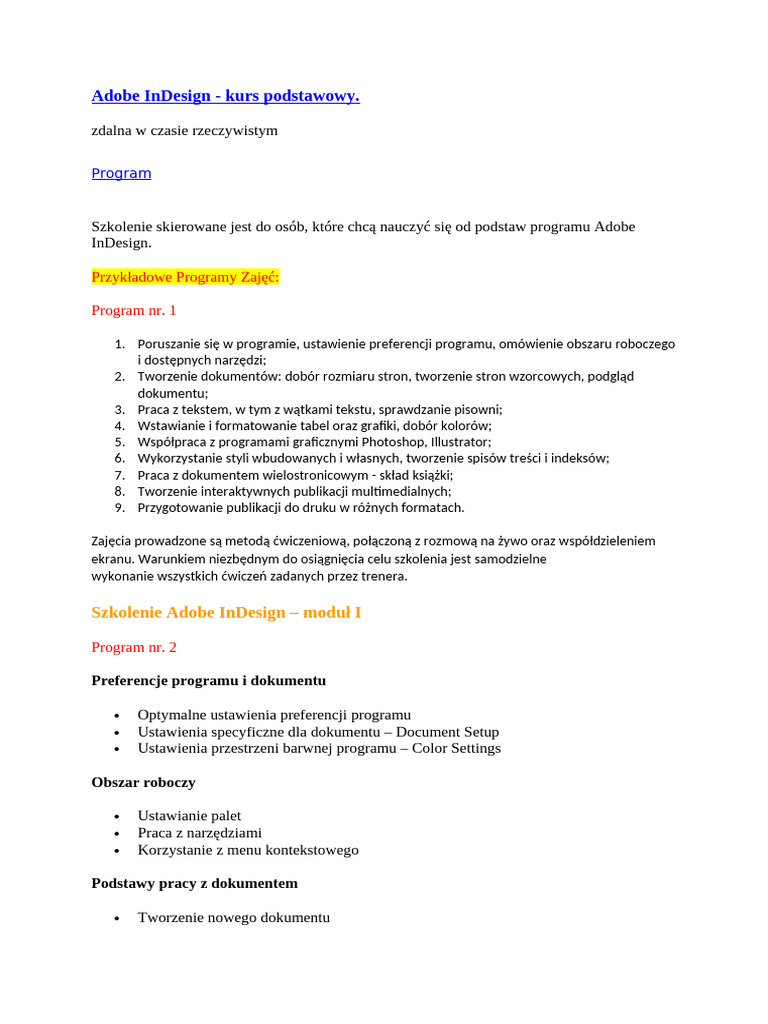 Adobe InDesign | PDF
