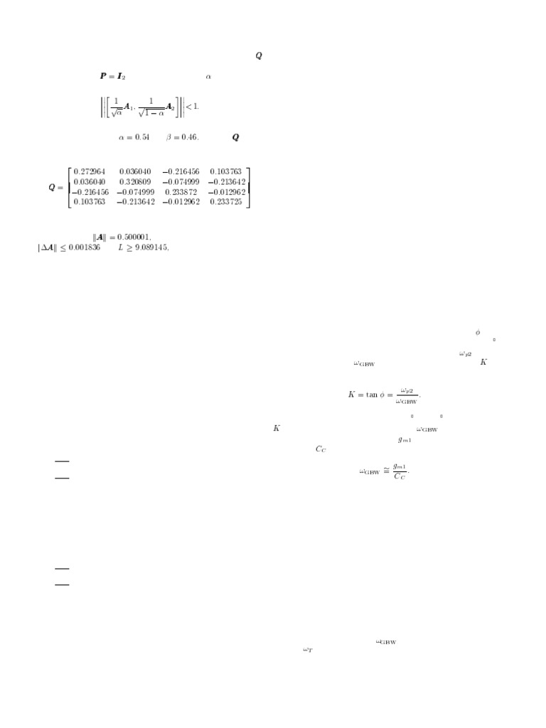 Optimized Compensation for CMOS Opamps | PDF | Amplifier | Operational ...