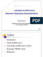 An Introduction To ROC Curve (Receiver Operating Characteristics)