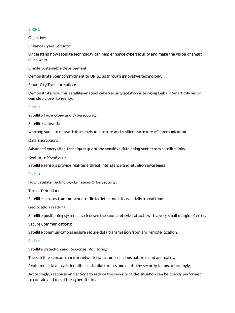Satellite Technology for Cybersecurity in Smart Cities | PDF | Computer ...