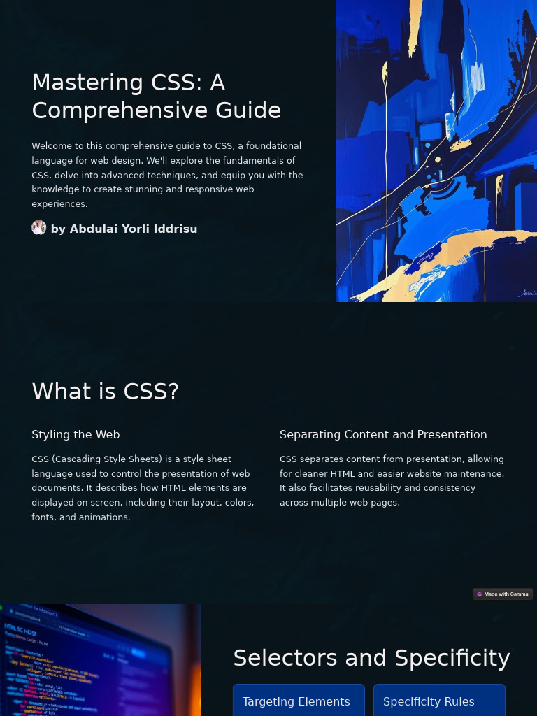 Mastering CSS: A Comprehensive Guide | PDF | Html | Hypertext