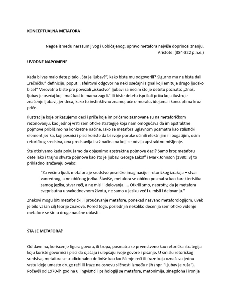 5 Tema - Metafora | PDF
