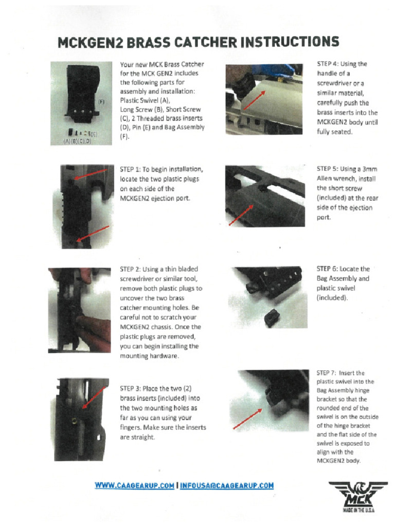 Brass Catcher Instuctions | PDF