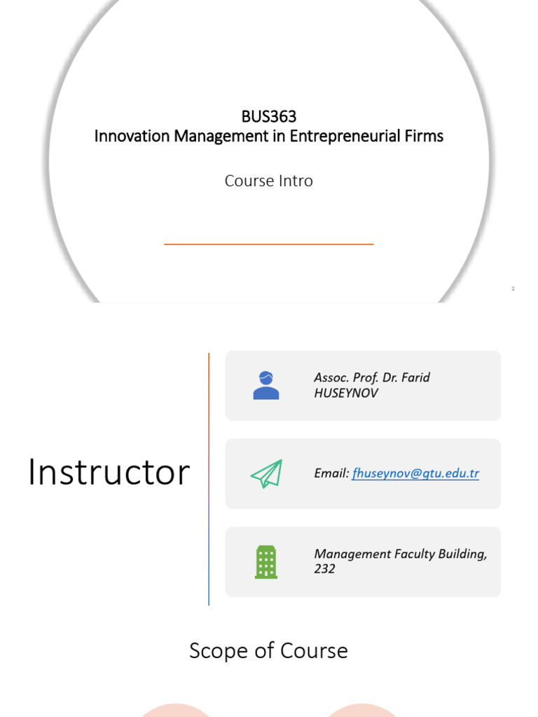 Innovation Management Course Overview | PDF | Creativity | Innovation