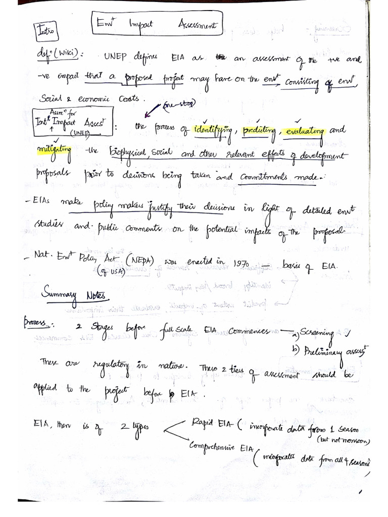 GS3 Environment Notes - Anudeep AIR 1 | PDF