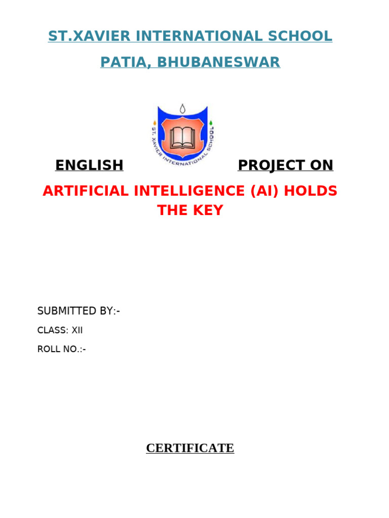 AI Project Submission Guidelines | PDF