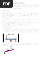 Body Levers: Types and Examples | PDF | Lever | Machines