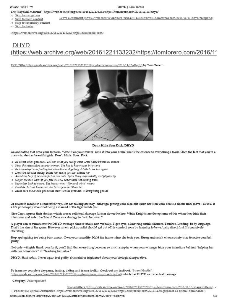 Embrace Your Desires: DHYD Philosophy | PDF