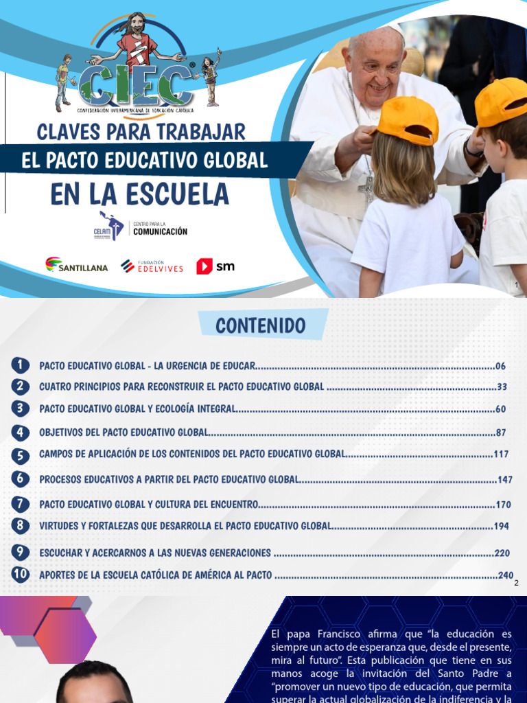 Claves para Trabajar El Pacto Educativo Global en La Escuela | PDF ...