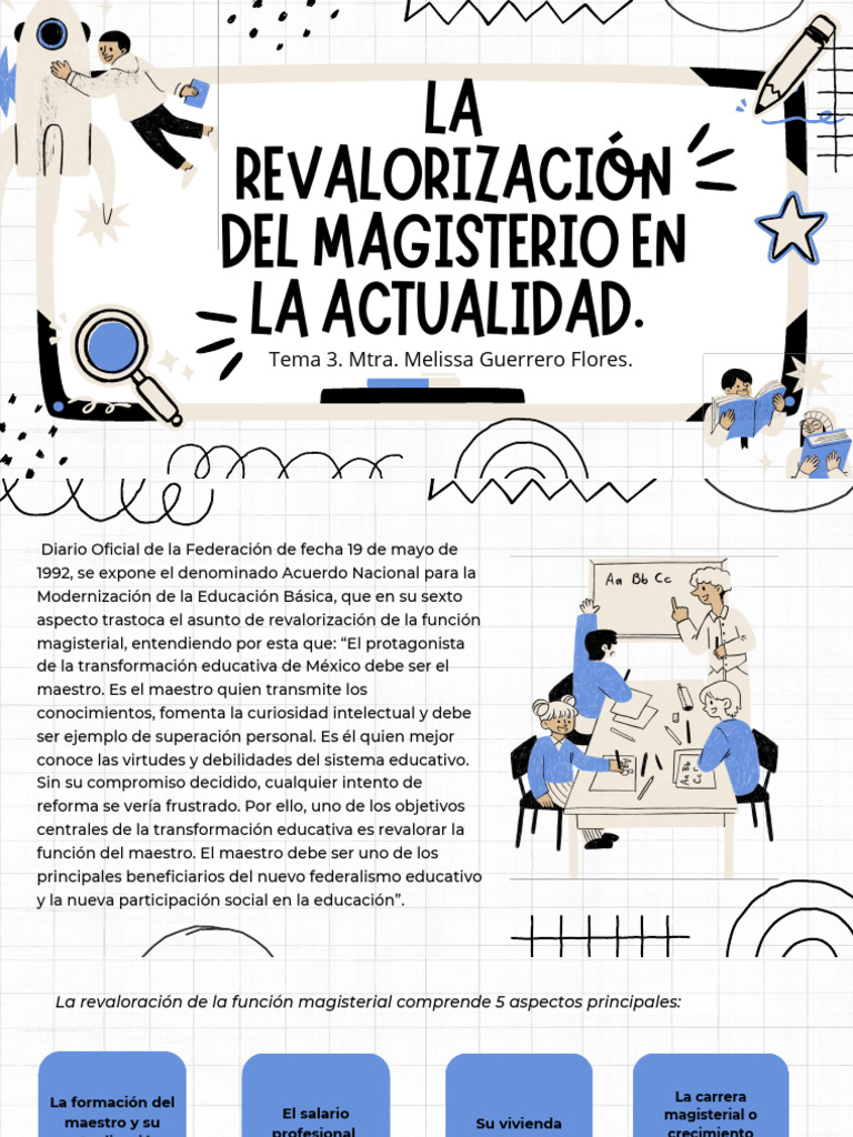 Revalorización del Magisterio Actual | PDF