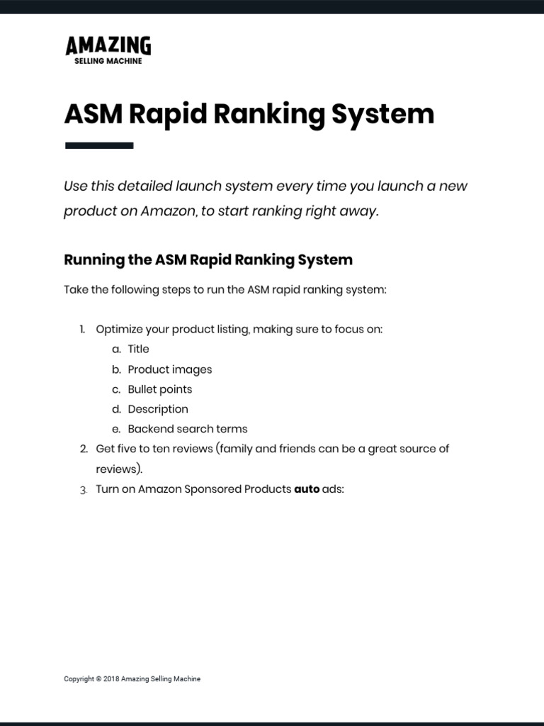 ASM Rapid Ranking System | PDF