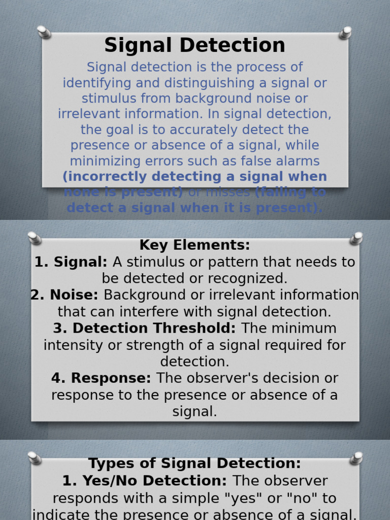 Understanding Signal Detection Theory | PDF | Cognition | Mental Processes