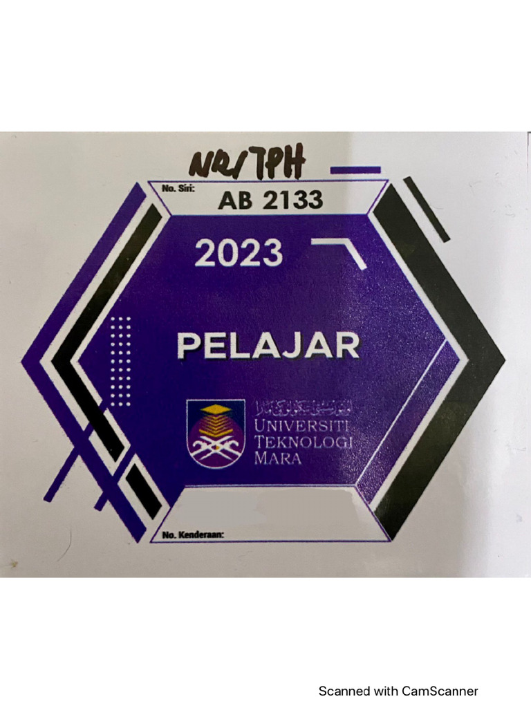 Sticker Kenderaan | PDF