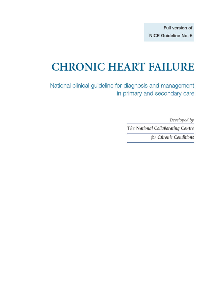 Full HF Guideline | PDF | Heart Failure | Randomized Controlled Trial