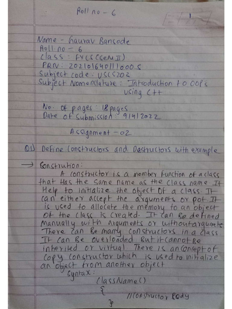 c++ assignment | PDF