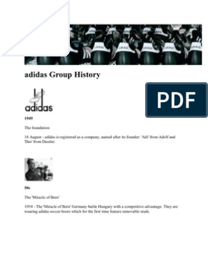Forbrydelse homoseksuel Middelhavet Adidas Group History | PDF | Adidas | Brand