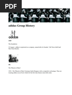 Forbrydelse homoseksuel Middelhavet Adidas Group History | PDF | Adidas | Brand