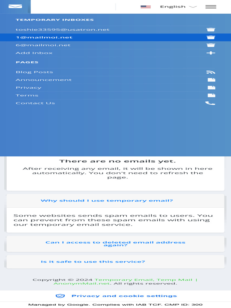 Temp Mail With Google