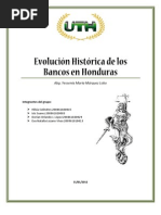 Evolucion Historica de Los Bancos en Honduras