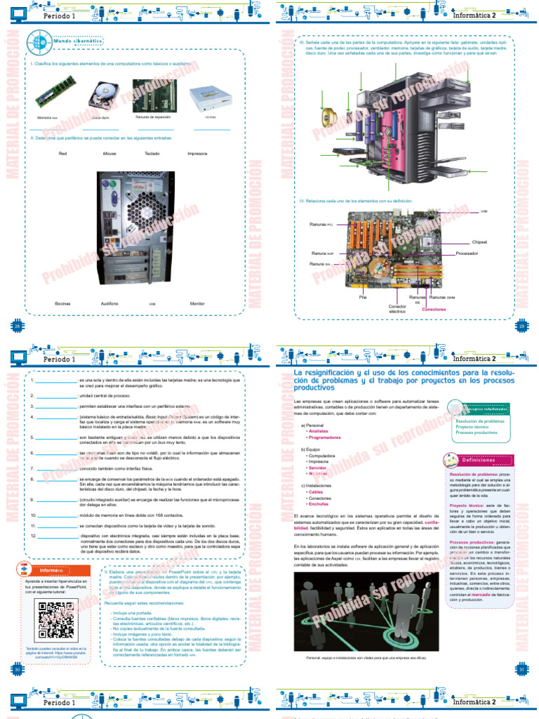 Componentes y Funciones de Computadoras | PDF | Hardware de la ...