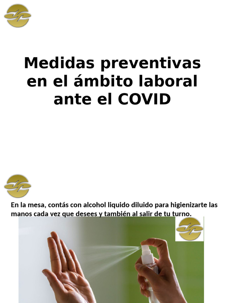 Medidas Preventivas en El Ámbito Laboral Ante El COVID | PDF | Juego ...