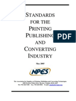 NPES Bluebook - Standards For The Printing Industry