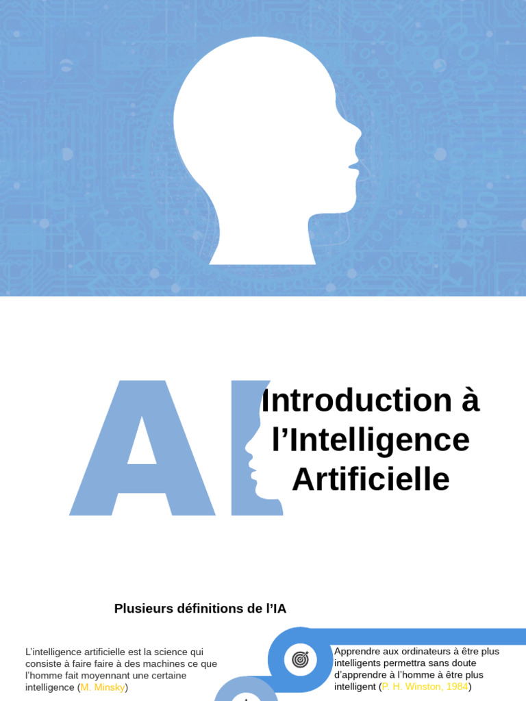 Introduction à l'Intelligence Artificielle | PDF | Apprentissage ...
